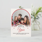 Arch What a Year in Review Photo 数々の Christmas カード (スタンド正面)