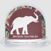 Arch White Elephant Christmas Plaid Gift Funny  (裏面)