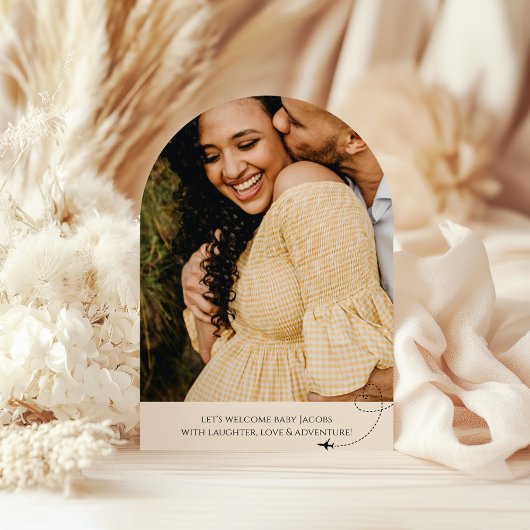 Arch World Map旅行の冒険が赤ちゃんシャワーを開始 招待状