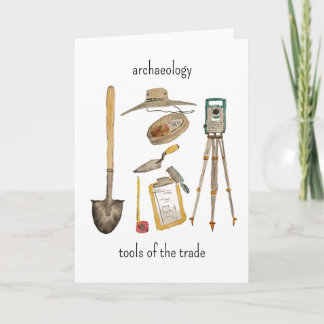 Archaeology Tools Card カード