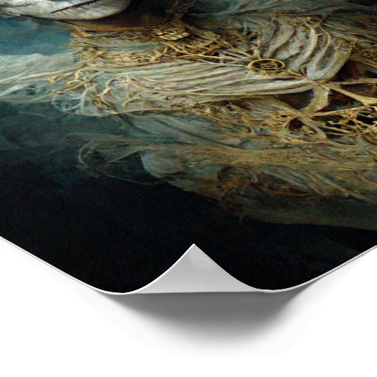 Archangel完全に死んでいな Dark Gothicファンタジーアートポスター ポスター (角)