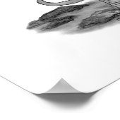 Archangel, Angel Uriel with Golem - Gargoyle ポスター (角)