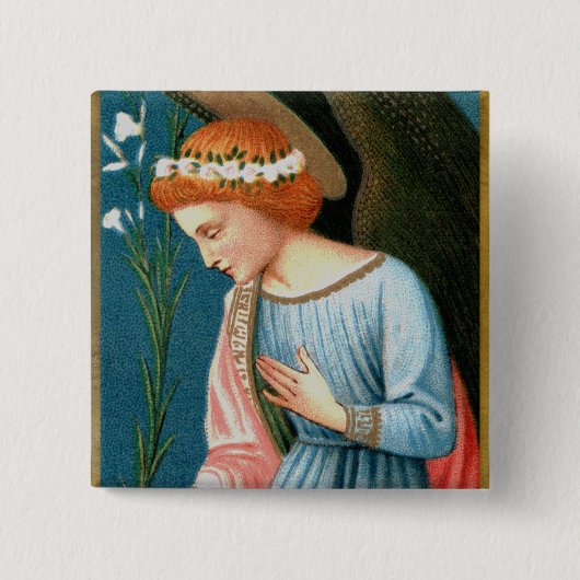 Archangel Gabriel, Lippi's Appeutment (詳細) 缶バッジ (正面)