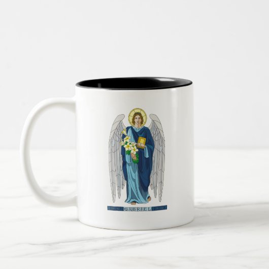 Archangel Gabriel Mug ツートーンマグカップ (左)