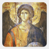 Archangel Gabriel Orthodox Christian Icon スクエアシール (正面)