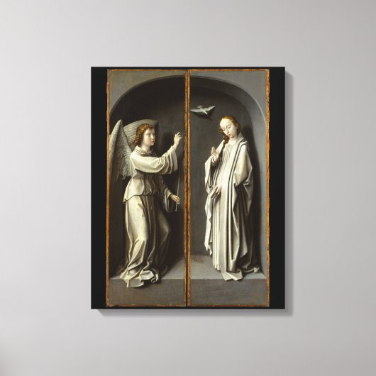 Archangel Gabriel; The Annunciateヴァージン キャンバスプリント (正面)