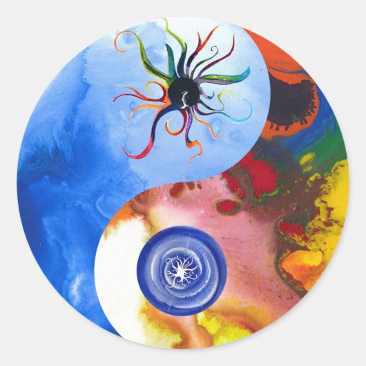 Archangel Luci & Archangel Michaelインヤンシール ラウンドシール (正面)