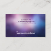 Archangel Metatron – メタトロンのキューブ 名刺 (裏面)