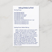 Archangel Michaelと信仰 名刺 (裏面)