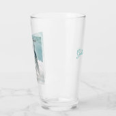 Archangel Michael神のレーザーアイ、グレーガラスカップ タンブラーグラス (左)