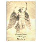 Archangel Michael黄色のクリップボード クリップボード (裏面)