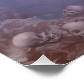 Archangel Michael 28"X18.67"光沢プリント ポスター (コーナー)