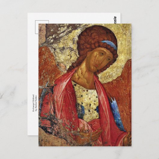 Archangel Michael by Andrei Rublev ポストカード (正面/裏面)