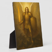 Archangel Michael - Divine Protector of Light フォトプラーク (側面)