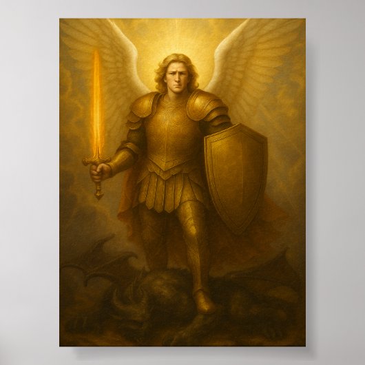 Archangel Michael - Divine Protector of Light ポスター (正面)