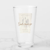 Archangel Michael God's laser eye yellow glass cup タンブラーグラス (裏面)
