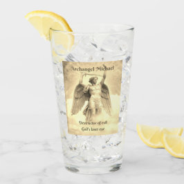 Archangel Michael God's laser eye yellow glass cup タンブラーグラス