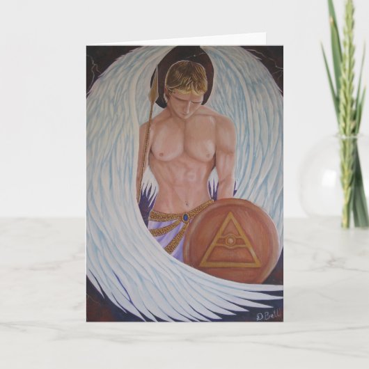 Archangel Michael Greeting Card カード (正面)