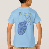 Archangel Michael Love & SupportカスタムTシャツ Tシャツ (裏面)