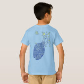 Archangel Michael Love & SupportカスタムTシャツ Tシャツ (裏面フル)