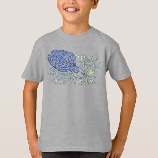 Archangel Michael Love & SupportカスタムTシャツ Tシャツ (正面)