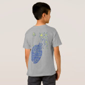 Archangel Michael Love & SupportカスタムTシャツ Tシャツ (裏面フル)