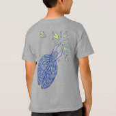 Archangel Michael Love & SupportカスタムTシャツ Tシャツ (裏面)