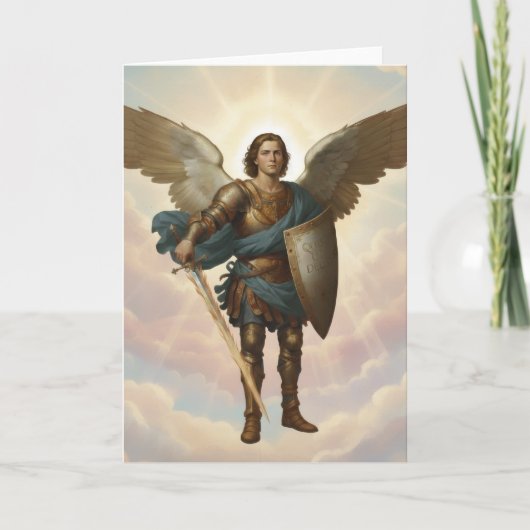 Archangel Michael Painting Angel Michael  カード (正面)