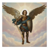 Archangel Michael Painting Angel Michael ポスター (正面)