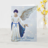 Archangel Michael Protection Strength Greeting カード (黄色い花)