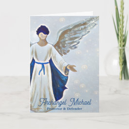 Archangel Michael Protection Strength Greeting カード
