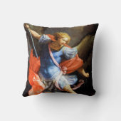 Archangel Michael Tramples Satan, Guido Reni クッション (裏面)