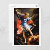 Archangel Michael Tramples Satan, Guido Reni ポストカード (正面/裏面)