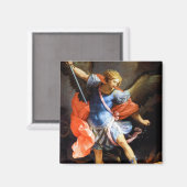 Archangel Michael Tramples Satan, Guido Reni マグネット (正面/裏面)