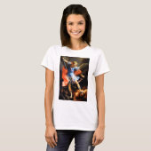 Archangel Michael Tramples Satan, Guido Reni Tシャツ (正面フル)