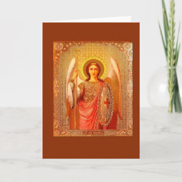 ARCHANGEL MICHAEL - VINTAGE CHRISTMAS CARD シーズンカード