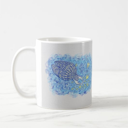 Archangel Michael's Support Artカスタム Coffee Mugs コーヒーマグカップ (左)