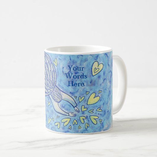 Archangel Michael's Support Art カスタム Coffee Mug コーヒーマグカップ (正面右)