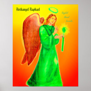 Archangel Raphaelポスター24"x24" ポスター