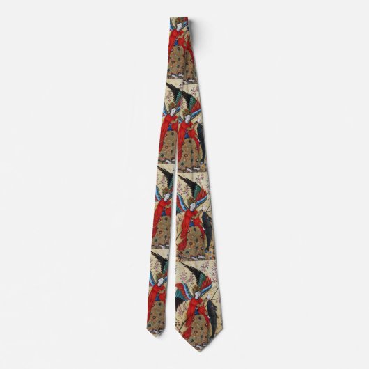 ARCHANGEL RAPHAEL AND FISH ネクタイ (裏面)