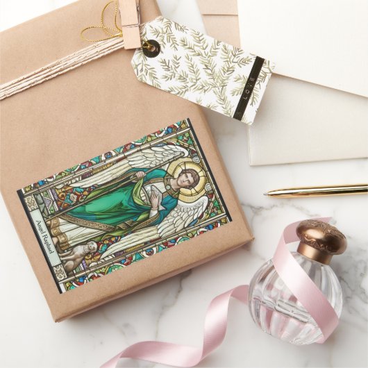 Archangel Raphael - Angel Raphael 長方形シール (ギフト)