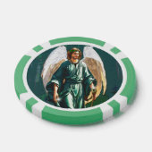 Archangel Raphael “Be Near” Healing Prayer Token ポーカーチップ (シングル)