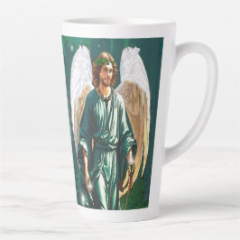 Archangel Saint Raphael Healing Angel Prayer Green カフェラテマグ