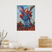Archangel St. Michael 保護 Usポスター ポスター (キッチン)