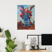 Archangel St. Michael 保護 Usポスター ポスター (ホームオフィス)