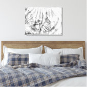 Archangel St. Michael, c.1450 キャンバスプリント (インサイチュ (寝室))