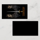 ARCHANGEL SWORD THROW PILLOW 名刺 (正面/裏面)