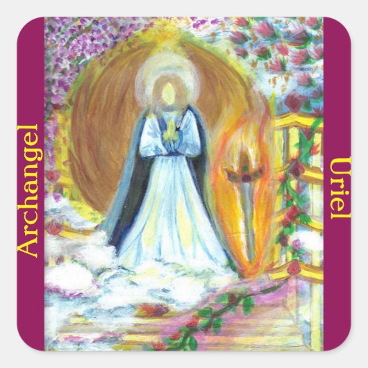 Archangel Urielステッカー スクエアシール (正面)