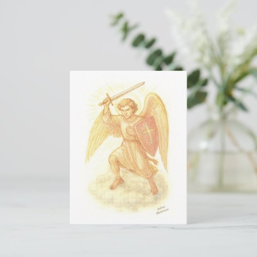 Archangel with Sword ポストカード (スタンド正面)