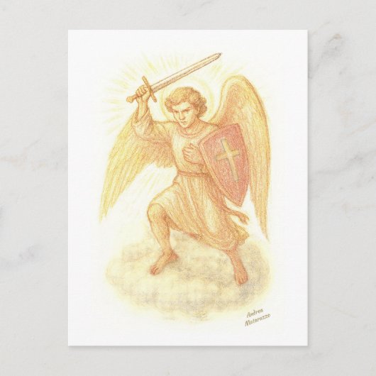 Archangel with Sword ポストカード (正面)